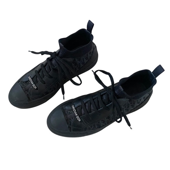 Dior Monogram Black Sneakers - Picture 5 of 12